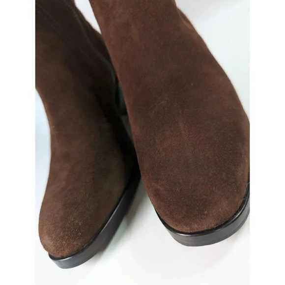 Rag & Bone Women's Hazel Tall Boots Espresso Suede Leather Size 7 (MSRP $650) - Picture 4 of 10